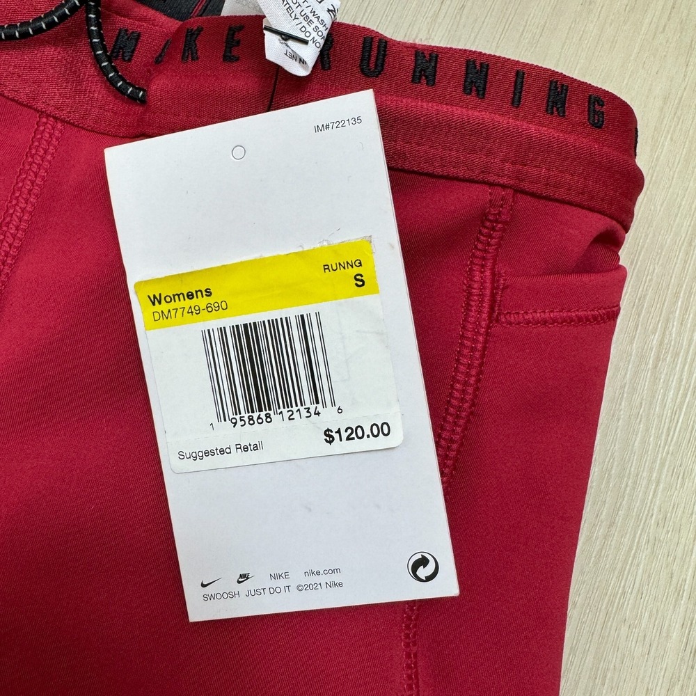 Nike Epic Luxe Running Leggings Womens Small Red Run Division DM7749 690 - Picture 7 of 7